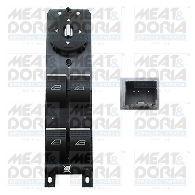 Switch, window regulator